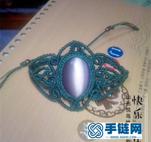 中国结蜡线包石手绳的详细编制方法