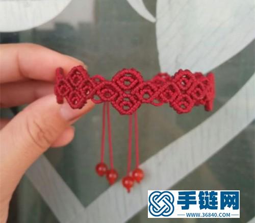 中国结玉线祥云手绳的详细制作方法