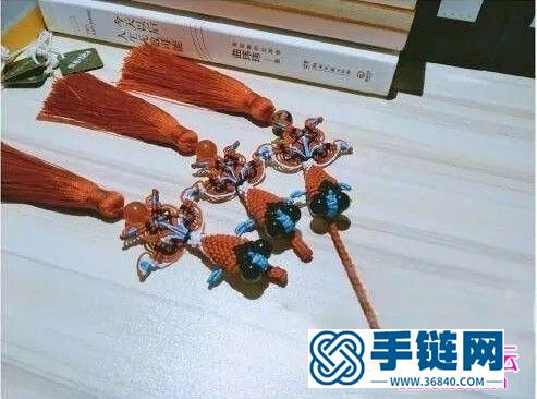 绳编金鱼流苏挂饰的详细制作图解