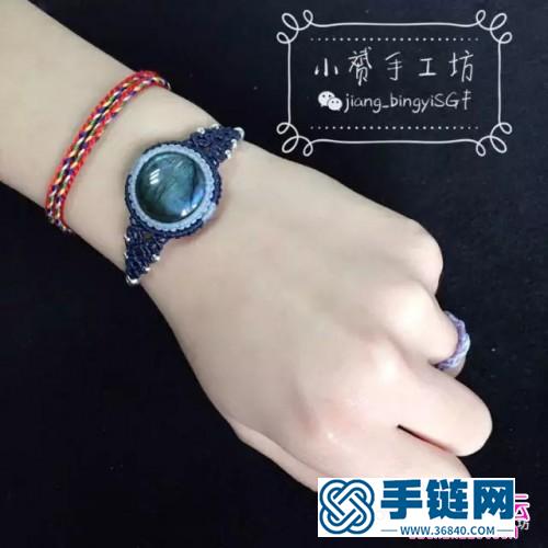 绳编灵镜手链的详细编制图解