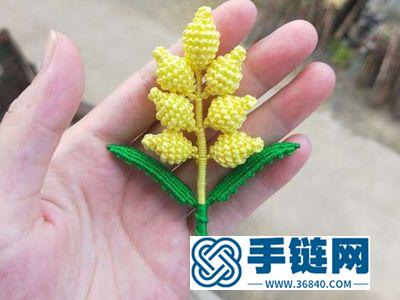 中国结手工编织_编法丰收水稻祝福挂件 