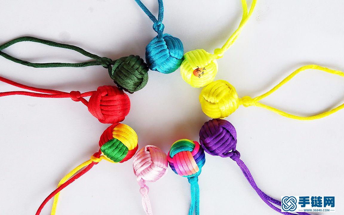 当珠子遇上绳子，手工达人教你用最简单的方法做小球挂饰