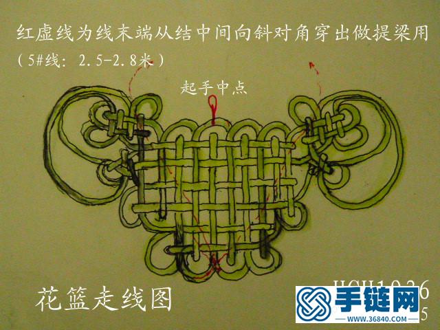 花篮花儿香走线图