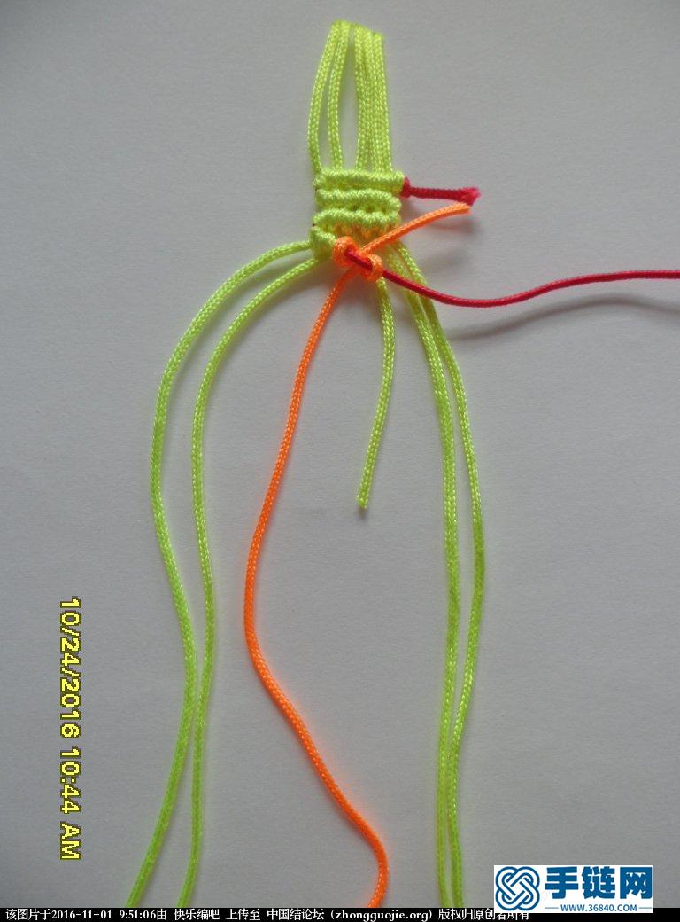 编绳小贴士 —— 添加线绳小技巧之二：斜卷结