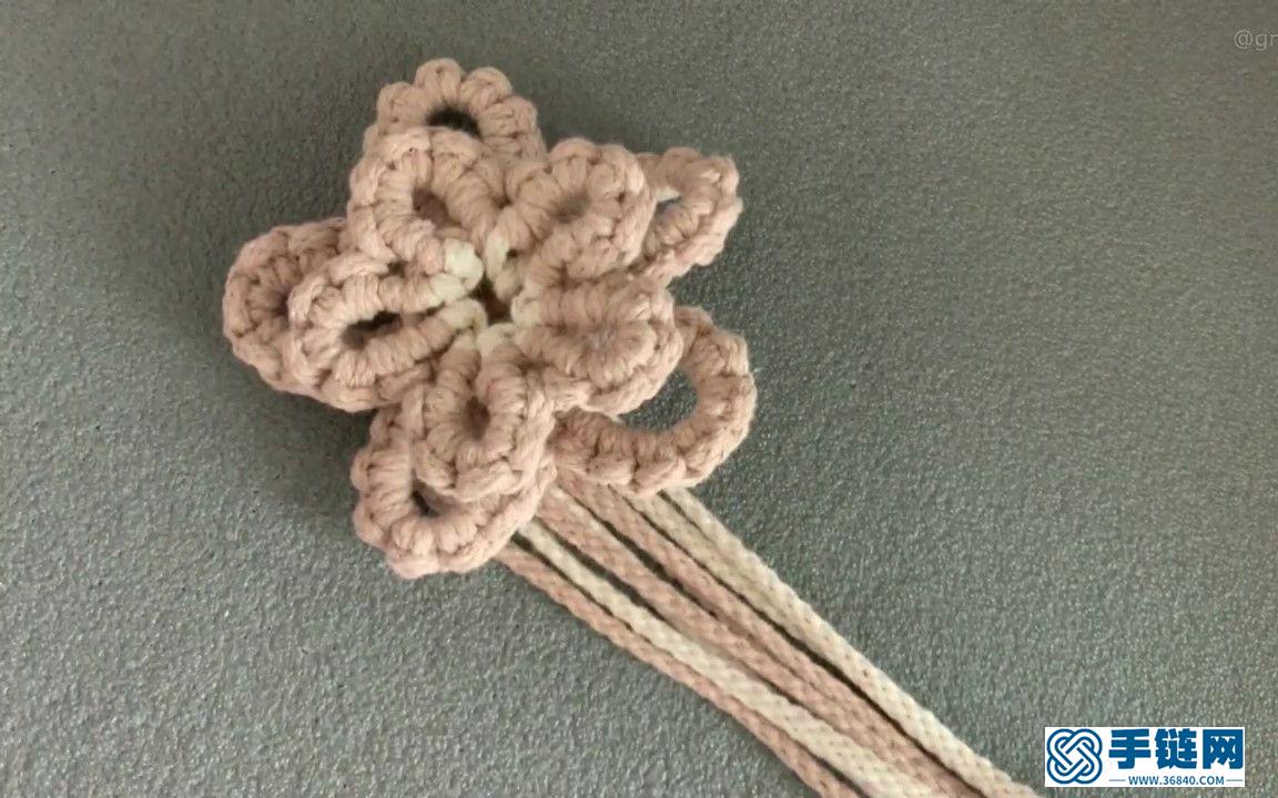 Macrame编织美丽花朵，开始春天的故事