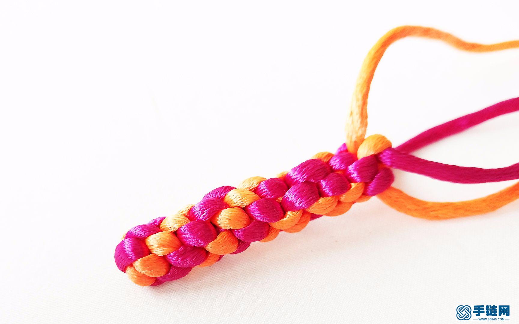 手工制作红绳编织常用技法：方形圆形玉米结的编法，中国结入门