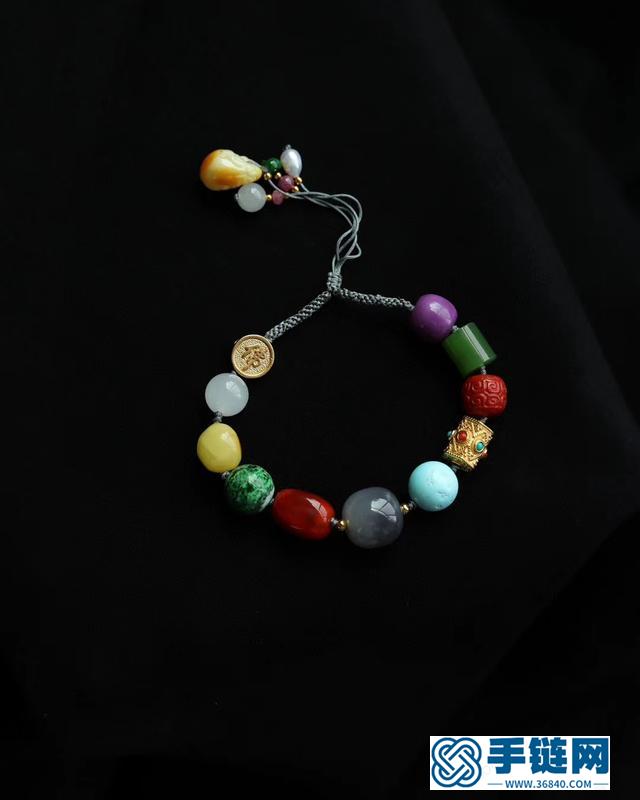 时尚原创多宝手链，夏日手腕间的美丽风情