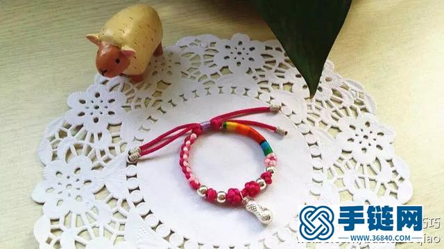 C8《雨彤》手绳材料包教程 中国结编绳基础