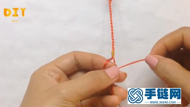 「DIY饰品系列」看看如何绳编中国结手链（步骤2